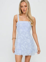 Cerise Mini Dress Lilac Burnout