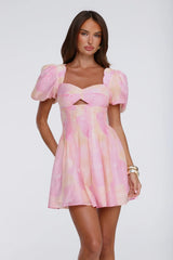 Blossom Gleam Mini Dress Floral