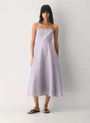 Linen maxi dress