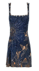 Celestial Sequin Mini Dress