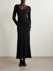 Mavy knitted midi dress
