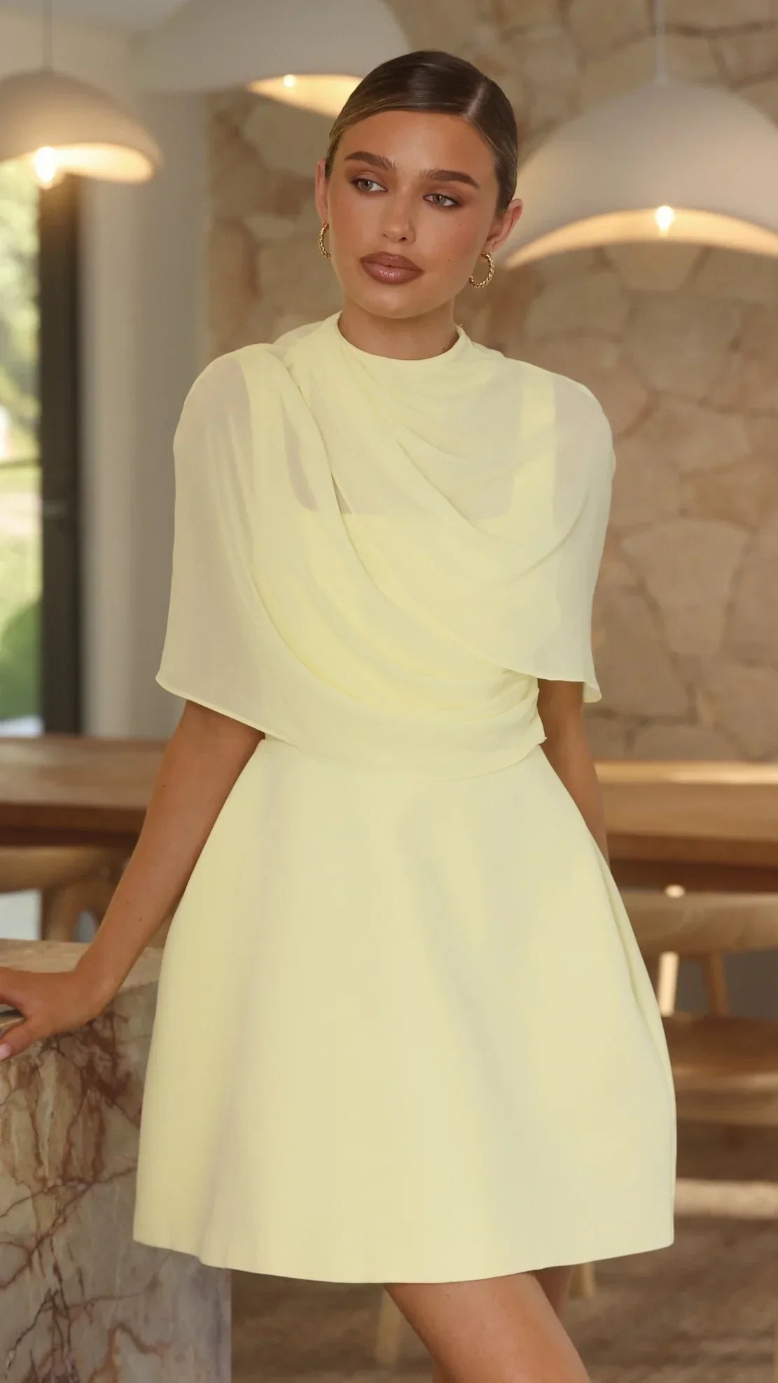 Zahni Mini Dress - Yellow