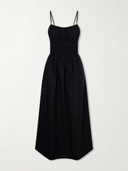Marianne cotton-voile midi dress