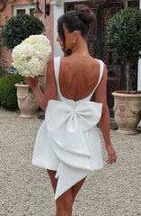 Victoria Bow Mini Dress
