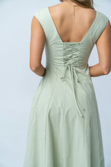 Colin Midi Dress in Sage