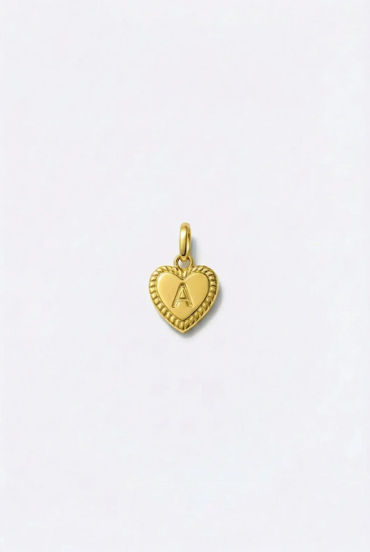 Initial Heart Charm