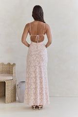 Glowing Glaze Maxi Dress Pink