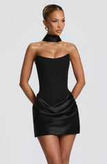 Maggie Mini Dress - Black