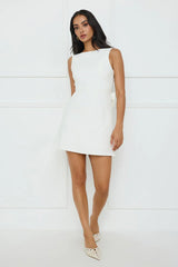 Enchanted Waltz Mini Dress White