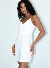 Novella Mini Dress White