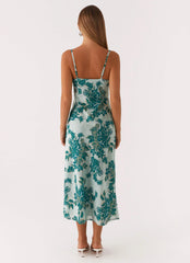 Love Song Midi Dress - Cloud Nine Floral